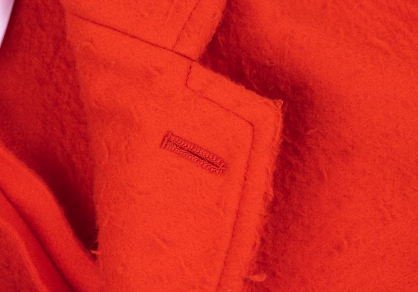 COMME des GARCONS Pilling Felt 4-Button Jacket Red Size SS