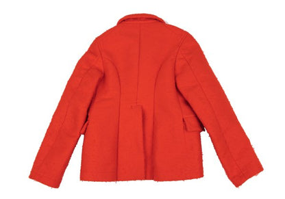 COMME des GARCONS Pilling Felt 4-Button Jacket Red Size SS