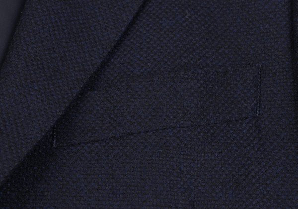 Papas Loro Piana Cashmere Wool Silk Jacket Blue Size S