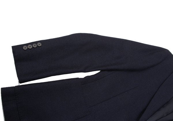 Papas Loro Piana Cashmere Wool Silk Jacket Blue Size S