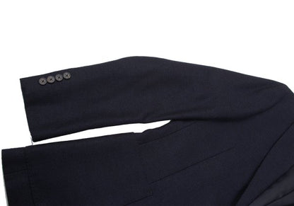 Papas Loro Piana Cashmere Wool Silk Jacket Blue Size S