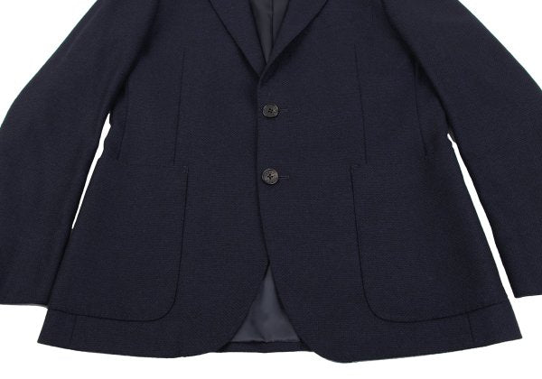 Papas Loro Piana Cashmere Wool Silk Jacket Blue Size S