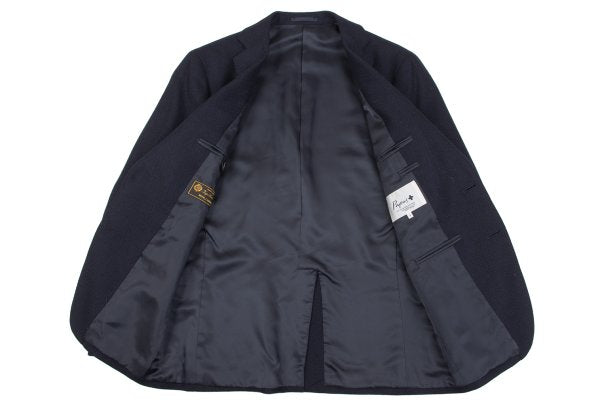 Papas Loro Piana Cashmere Wool Silk Jacket Blue Size S