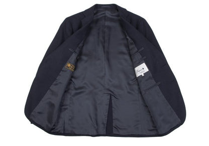 Papas Loro Piana Cashmere Wool Silk Jacket Blue Size S