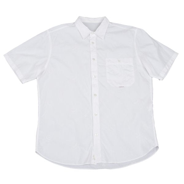 Papas ISLAND Hat Embroidered Cotton Shirt White Size 48M