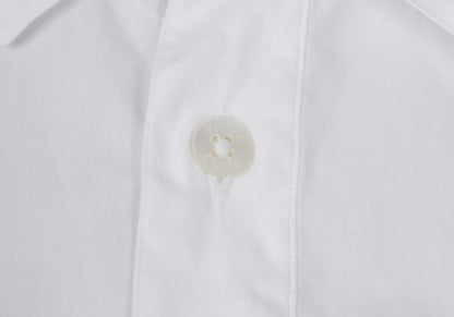 Papas ISLAND Hat Embroidered Cotton Shirt White Size 48M