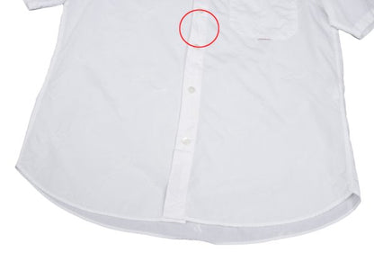 Papas ISLAND Hat Embroidered Cotton Shirt White Size 48M