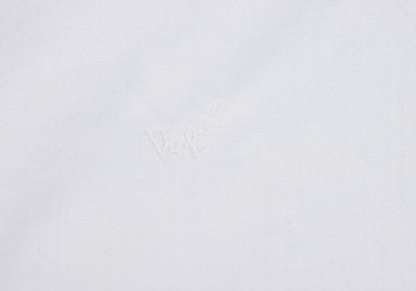Papas ISLAND Hat Embroidered Cotton Shirt White Size 48M