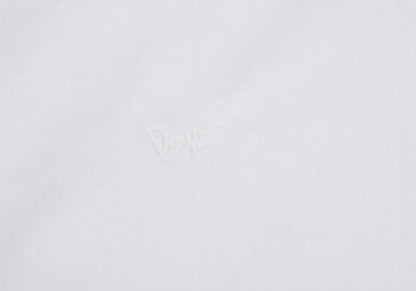 Papas ISLAND Hat Embroidered Cotton Shirt White Size 48M