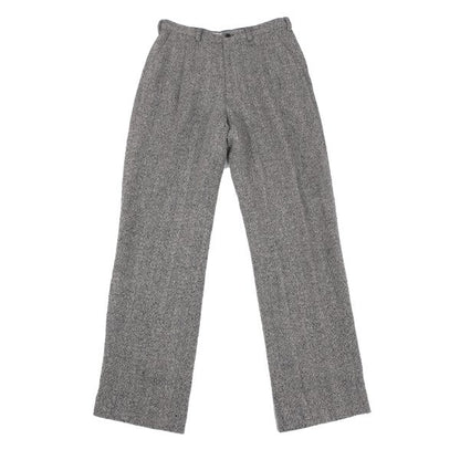 Mademoiselle NON NON Linen Silk Tweed Pants Navy Size 38M