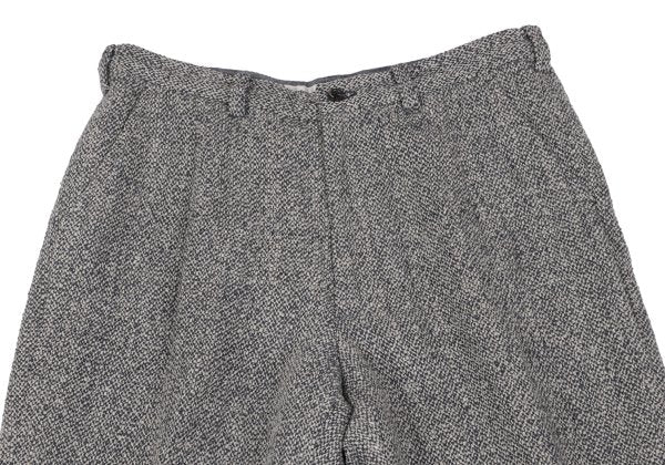 Mademoiselle NON NON Linen Silk Tweed Pants Navy Size 38M