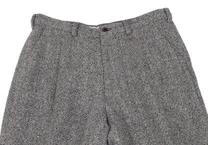 Mademoiselle NON NON Linen Silk Tweed Pants Navy Size 38M