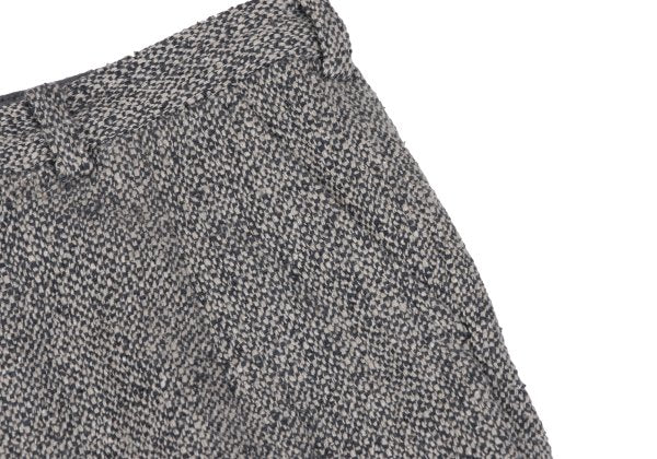 Mademoiselle NON NON Linen Silk Tweed Pants Navy Size 38M