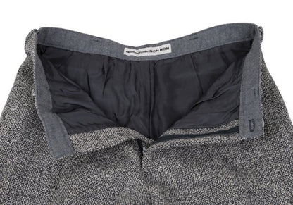 Mademoiselle NON NON Linen Silk Tweed Pants Navy Size 38M