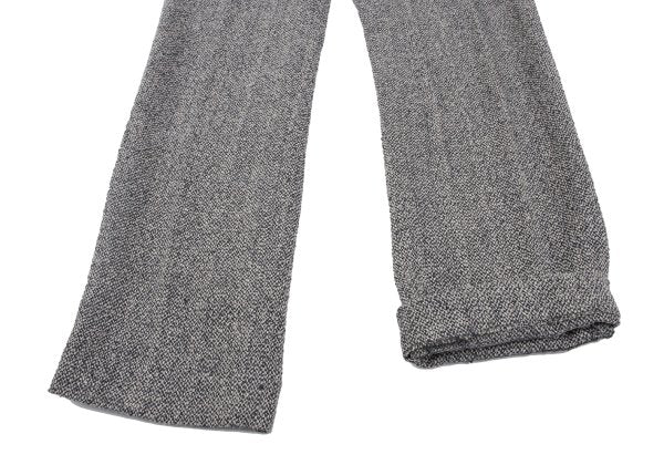 Mademoiselle NON NON Linen Silk Tweed Pants Navy Size 38M