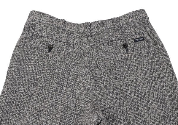Mademoiselle NON NON Linen Silk Tweed Pants Navy Size 38M