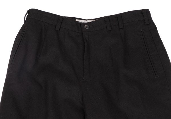 Mademoiselle NON NON Wool Double Cuff Pants Black Size 38M