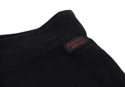 Mademoiselle NON NON Cotton Stretch Skirt Black Size 38M