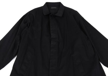 s'yte Cotton Gabardine Stand Collar Coat Black Size 3