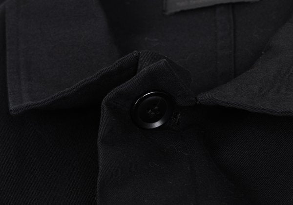 s'yte Cotton Gabardine Stand Collar Coat Black Size 3