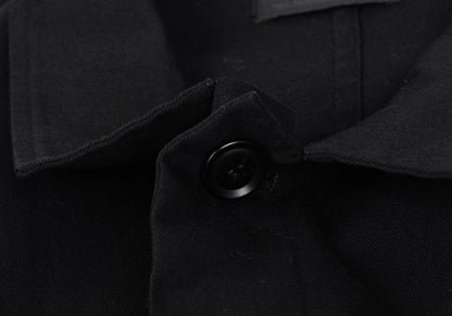 s'yte Cotton Gabardine Stand Collar Coat Black Size 3