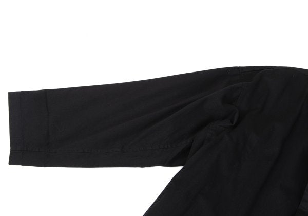 s'yte Cotton Gabardine Stand Collar Coat Black Size 3