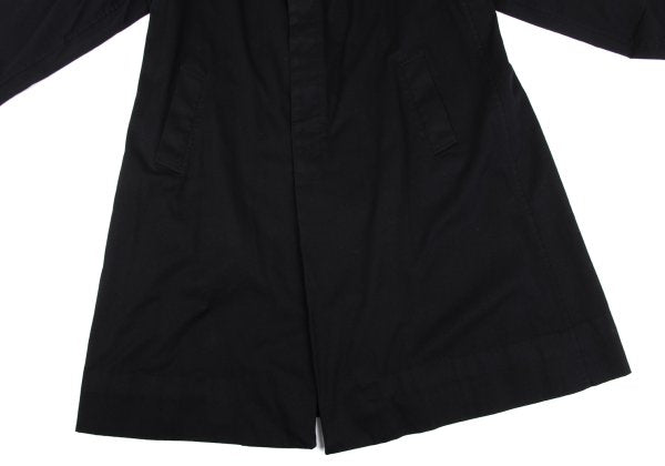 s'yte Cotton Gabardine Stand Collar Coat Black Size 3