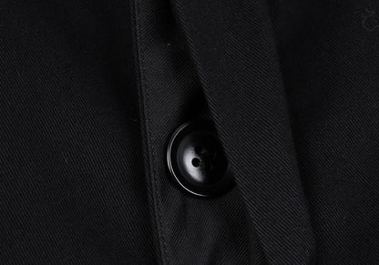 s'yte Cotton Gabardine Stand Collar Coat Black Size 3