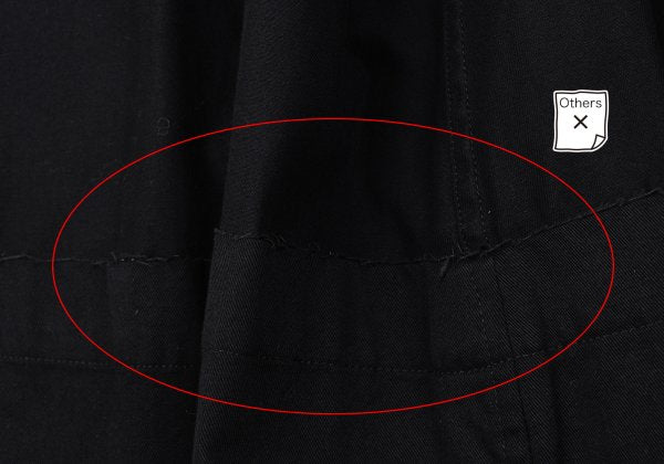 s'yte Cotton Gabardine Stand Collar Coat Black Size 3