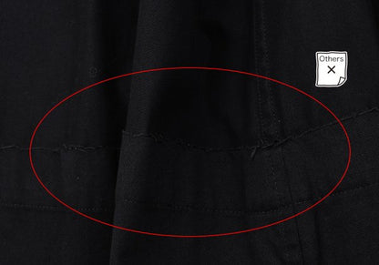 s'yte Cotton Gabardine Stand Collar Coat Black Size 3