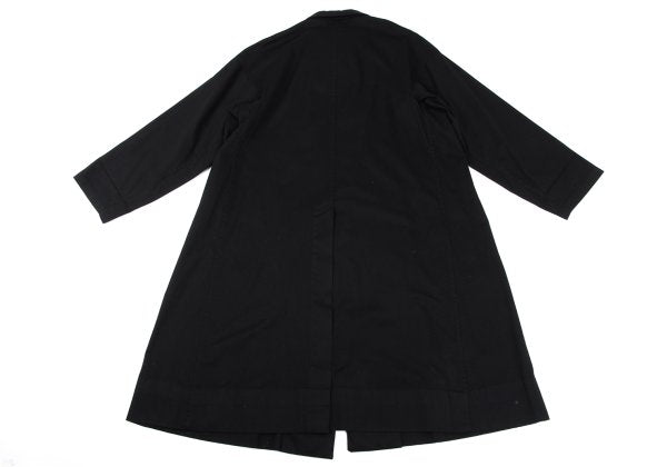 s'yte Cotton Gabardine Stand Collar Coat Black Size 3