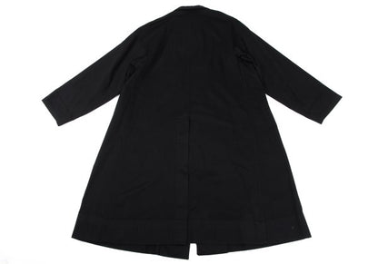s'yte Cotton Gabardine Stand Collar Coat Black Size 3