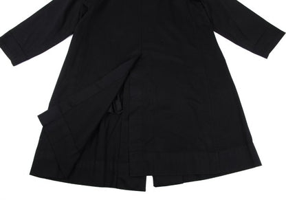 s'yte Cotton Gabardine Stand Collar Coat Black Size 3