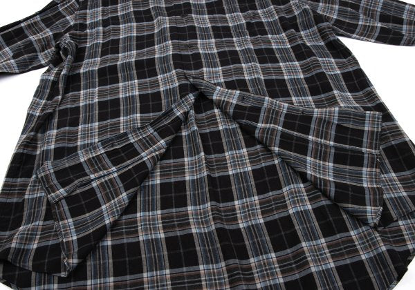 Y's for men Rayon Open Collar Check Shirt Multi Size L