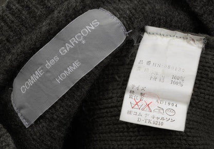 COMME des GARCONS HOMME Wool Cotton Mixed Mocha Khaki Sweater Size M