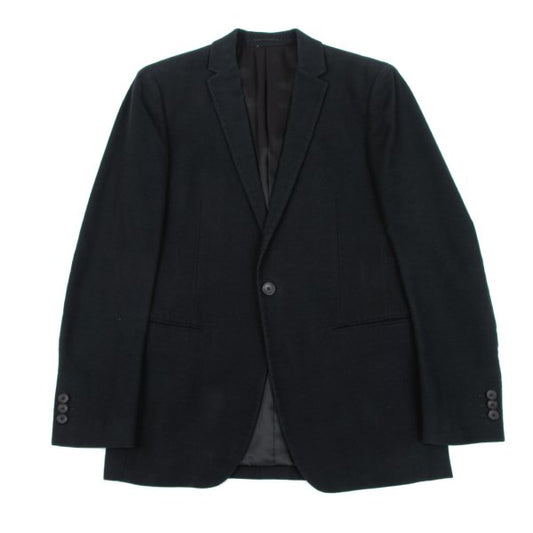 Theory Cotton Moleskin 1B Jacket Navy Size 38