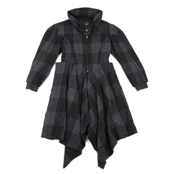 Vivienne Westwood Red Label Wool Cotton Coat Gray Size 2