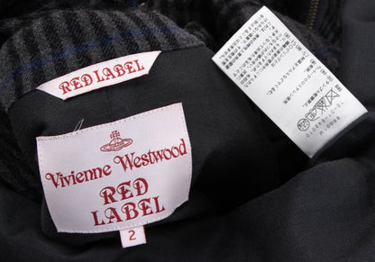 Vivienne Westwood Red Label Wool Cotton Coat Gray Size 2