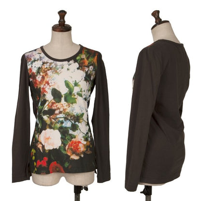 Vivienne Westwood Red Label Floral L/S Tee Brown Size 2