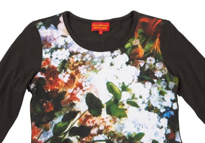 Vivienne Westwood Red Label Floral L/S Tee Brown Size 2