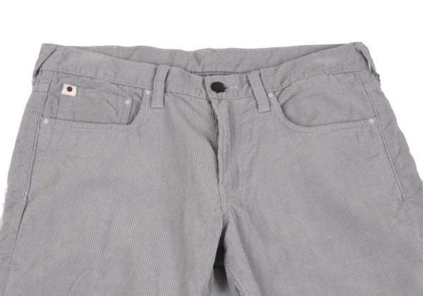 45rpm Cotton Corduroy Pants Light Gray Size 30