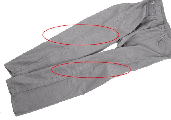 45rpm Cotton Corduroy Pants Light Gray Size 30