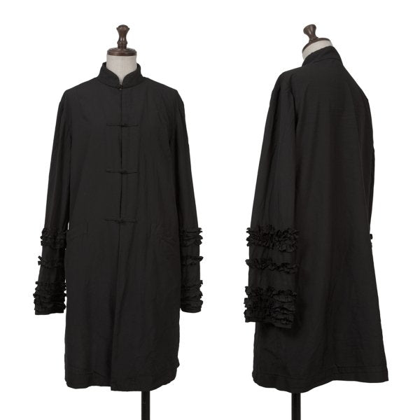 COMME des GARCONS Poly Frill Sleeve Jacket Black Size S