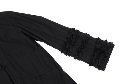 COMME des GARCONS Poly Frill Sleeve Jacket Black Size S