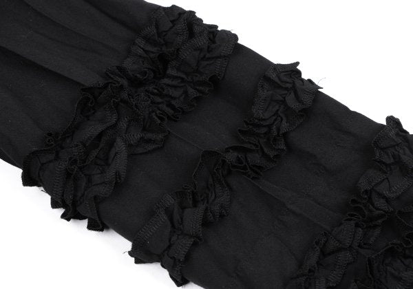 COMME des GARCONS Poly Frill Sleeve Jacket Black Size S