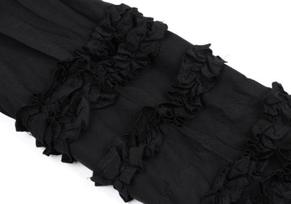 COMME des GARCONS Poly Frill Sleeve Jacket Black Size S