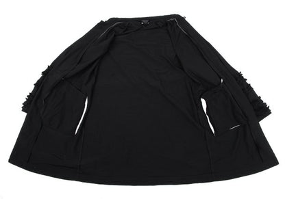 COMME des GARCONS Poly Frill Sleeve Jacket Black Size S