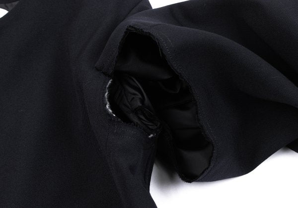 COMME des GARCONS FW24 Quilted Cutout Jacket Navy Size S