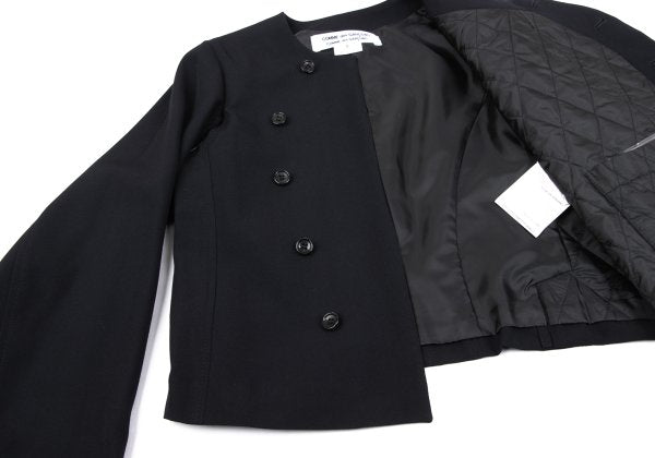 COMME des GARCONS FW24 Quilted Cutout Jacket Navy Size S