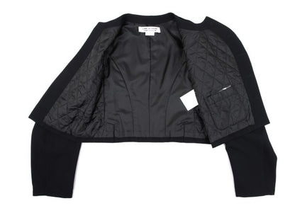 COMME des GARCONS FW24 Quilted Cutout Jacket Navy Size S